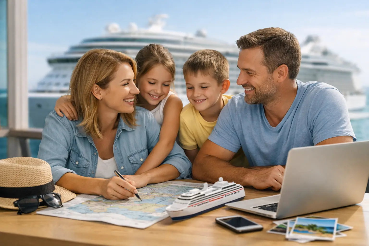 Cómo planificar un crucero familiar sin estrés