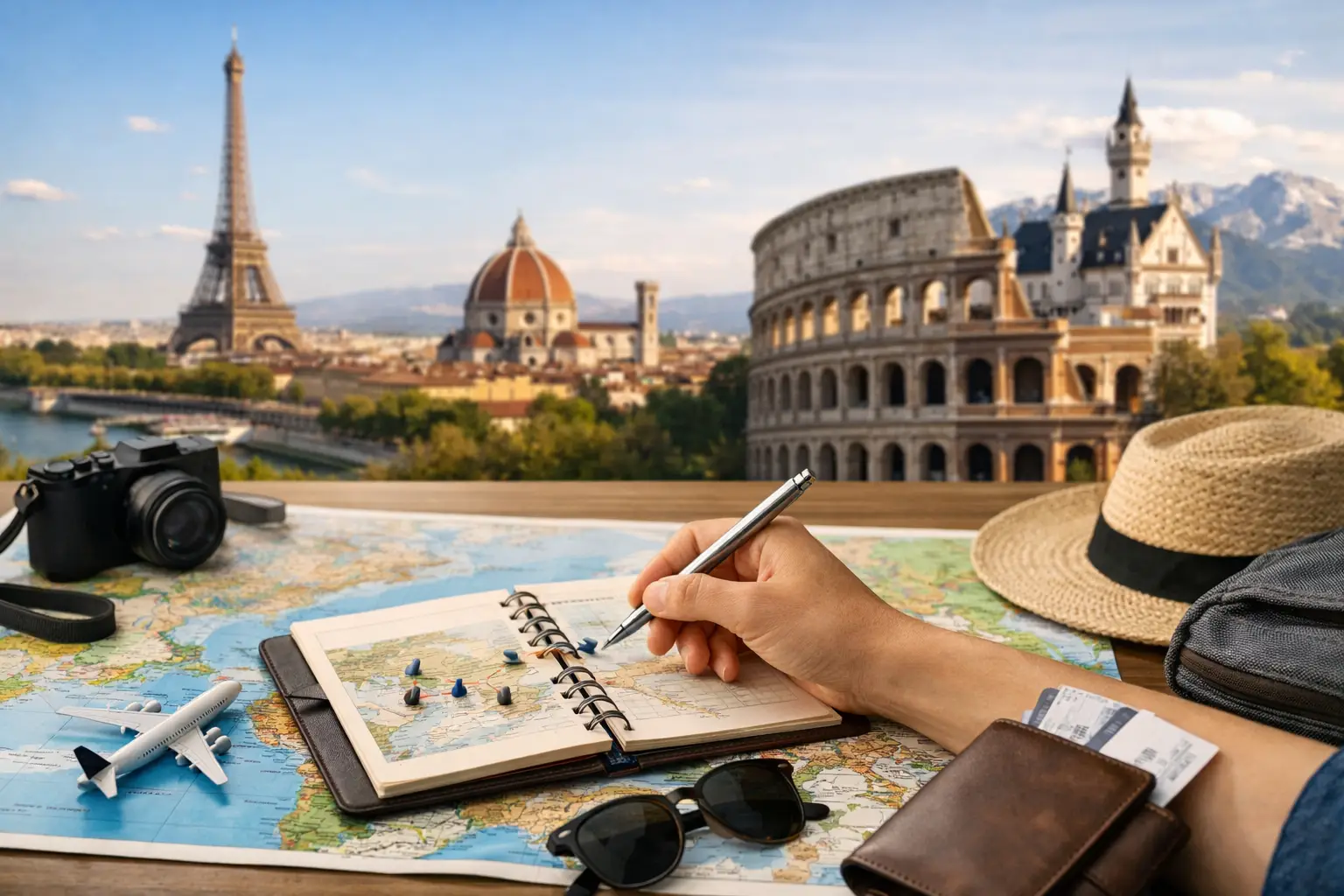 Ejemplo de itinerario para Europa en 10 días